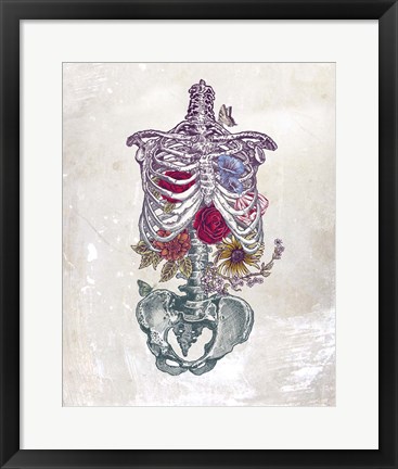 Framed Flowers From Within Print