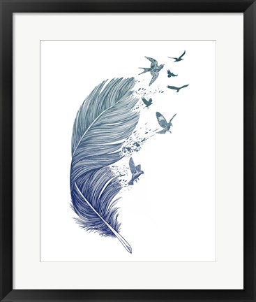 Framed Fly Away Print