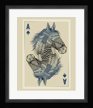 Framed Geo Horse Print