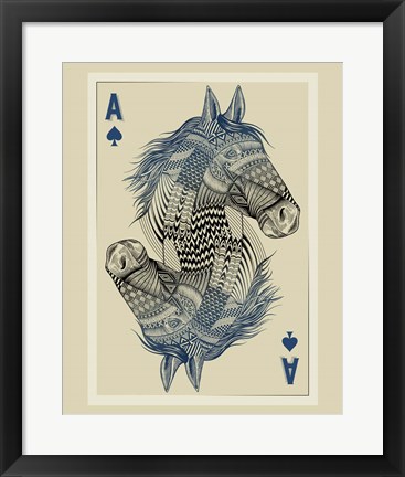 Framed Geo Horse Print