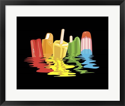 Framed Melted Summer Dreams Print