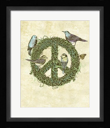 Framed Peace Talks Print