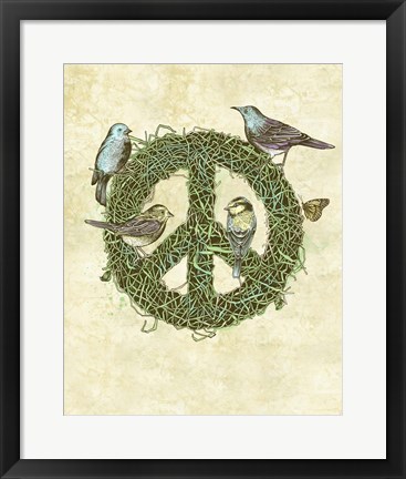 Framed Peace Talks Print