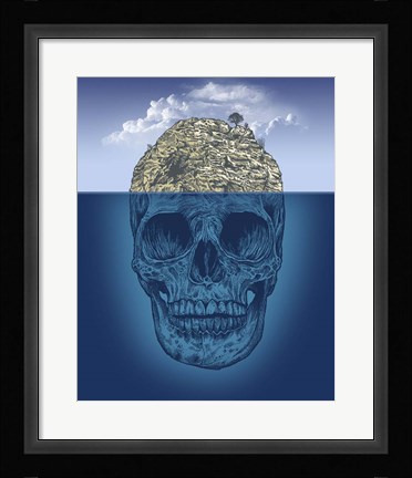 Framed Skull Island Print