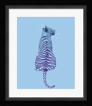 Framed Tiger Wonder Print
