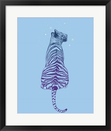Framed Tiger Wonder Print