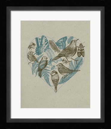 Framed Wild Heart Print