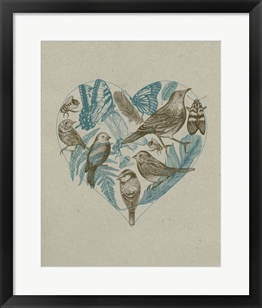 Framed Wild Heart Print
