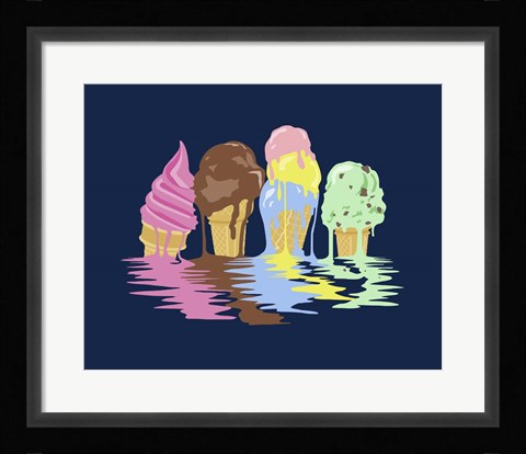 Framed Ice Cream Dreams Print