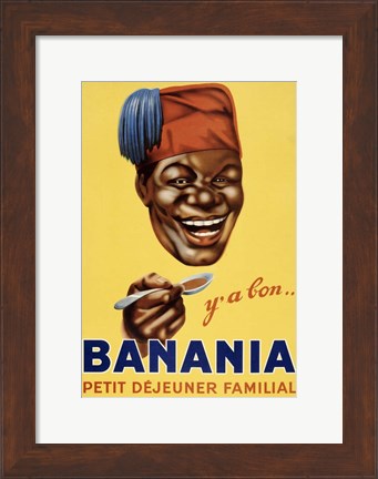 Framed Banania Print