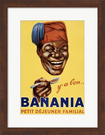 Framed Banania Print