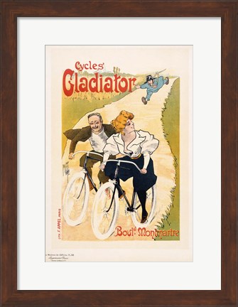 Framed Cycles Gladiator Print