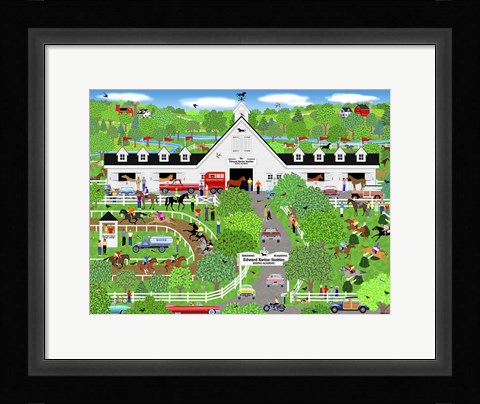 Framed Horse Lover's Paradise Print