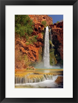 Framed Mooney  Falls Print