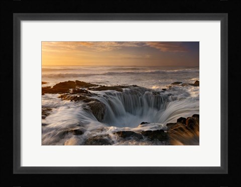 Framed Oregon Thor's Well Print