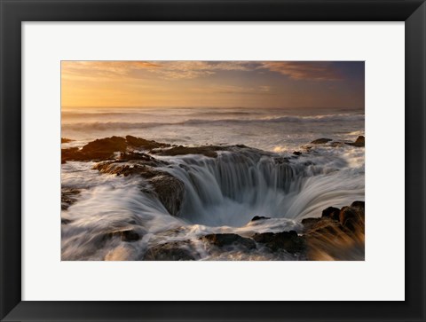 Framed Oregon Thor&#39;s Well Print