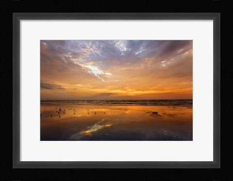 Framed Port Aransas Campground Sunrise Print