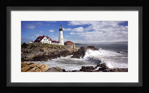 Framed Portland Head Light Print