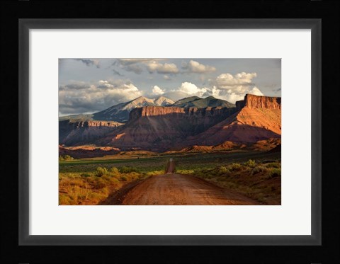 Framed Rt 128 Vastle Valley Print