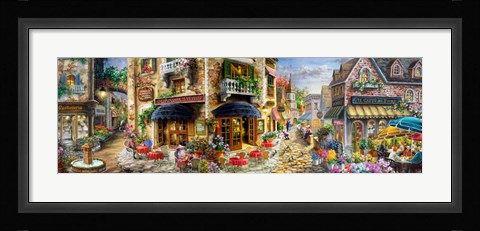 Framed Late Afternoon in Italy Print