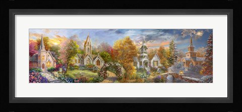 Framed Church for all Seasons Print