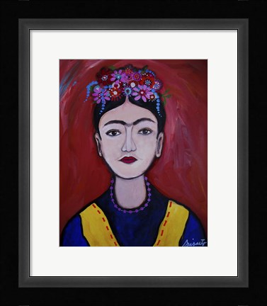 Framed Frida Adolescente Print