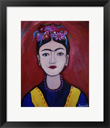 Framed Frida Adolescente Print