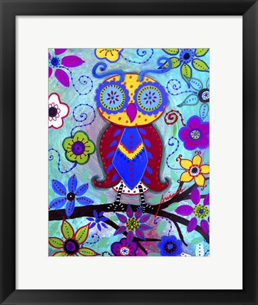 Framed Judicious Owl Print