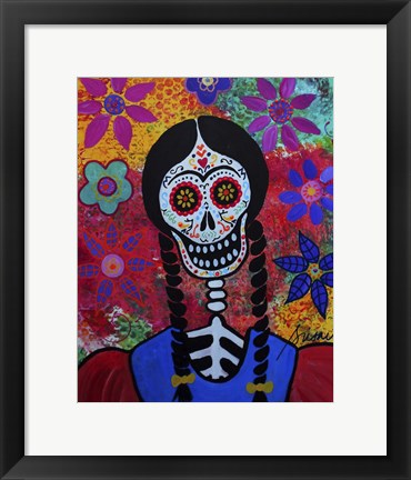 Framed Young Frida Print