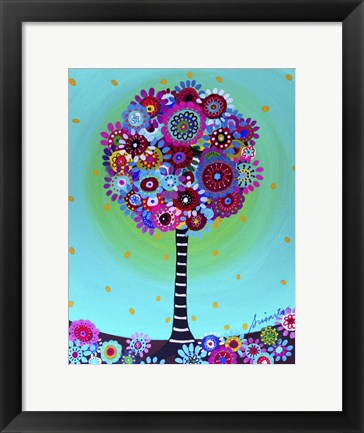 Framed Joyful Tree Print