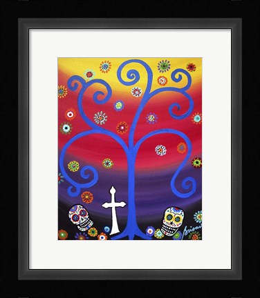 Framed Cemetery Rainbow Print