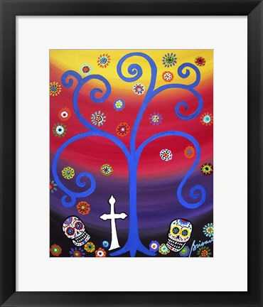 Framed Cemetery Rainbow Print