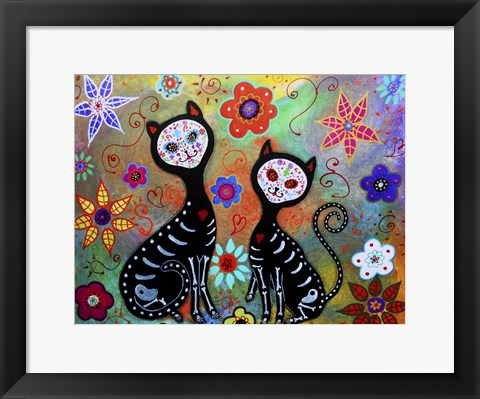 Framed Dos Los Gatos Print