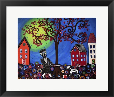 Framed George Washington And His Buddy Print