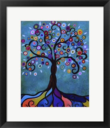 Framed Juju'S Tree Of Life Print