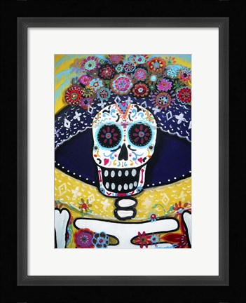 Framed Senorita Catrina Print