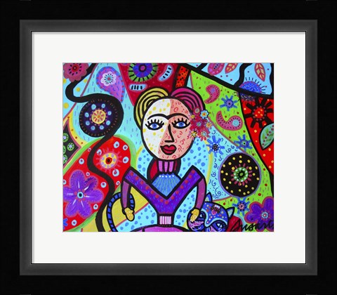 Framed Abstract Frida 3 Print