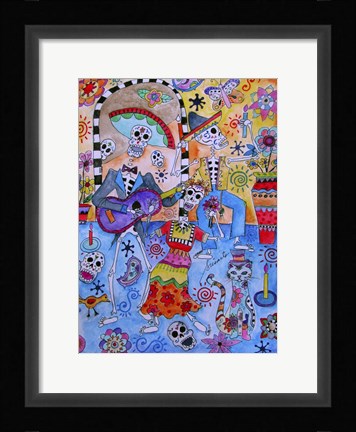 Framed Mexican Fiesta II Print