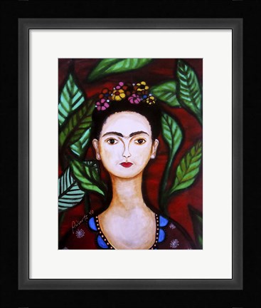 Framed Serene Frida Print