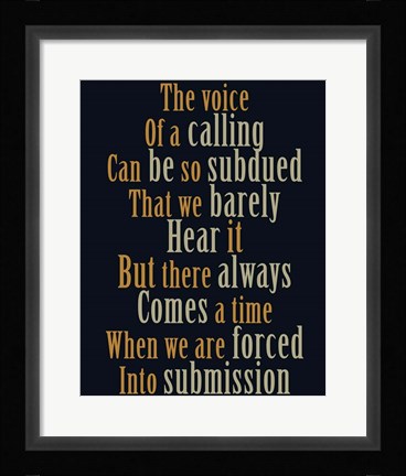Framed Calling Print