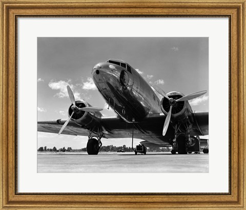 Framed 1940s Domestic Propeller Passenger Print
