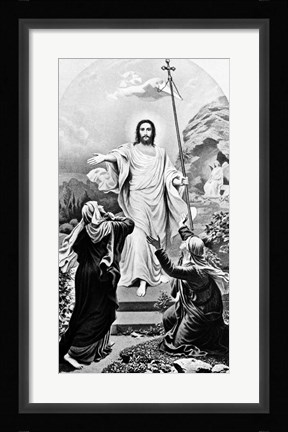 Framed Jesus Christ The Resurrection Easter Print