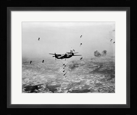 Framed B-26 Martin Marauder Aircraft Print