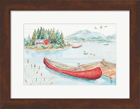 Framed Lake Moments II Print