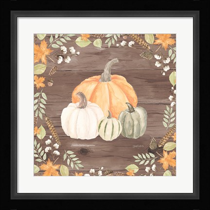 Framed Autumn Offering II Dark Print