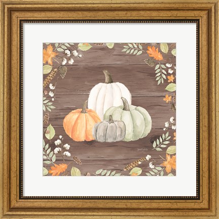 Framed Autumn Offering I Dark Print