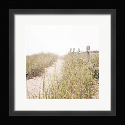 Framed To the Beach Print