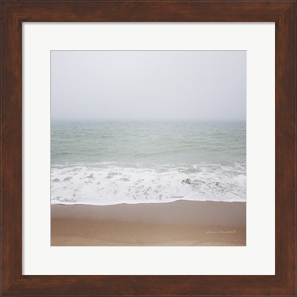 Framed Walk on the Beach Print