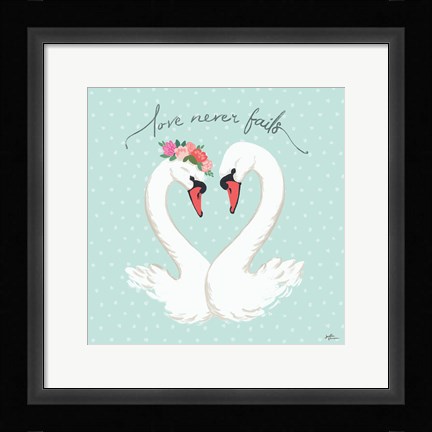 Framed Swan Lake VII Mint Print