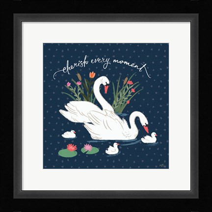 Framed Swan Lake IV Print